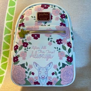 Harry Potter Loungefly Always Floral Backpack - NWT